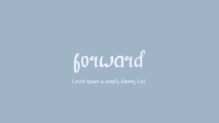 forward Font