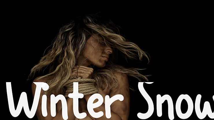Winter Snow Font