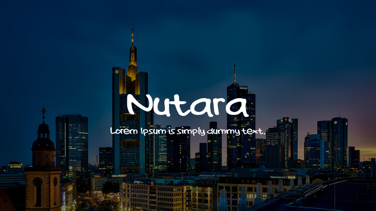 Nutara Font