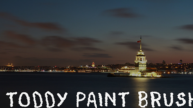 Toddy Paint Brush Font