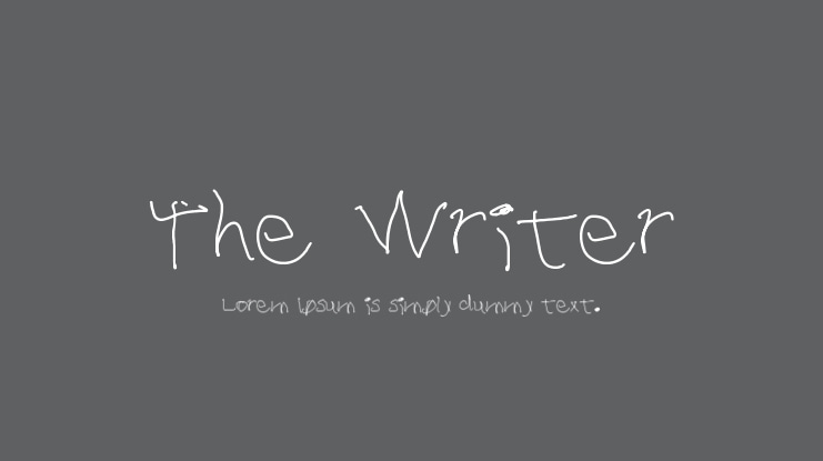 The Writer Font