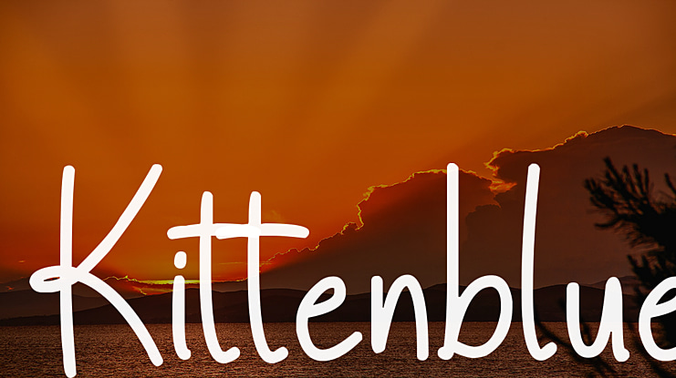 Kittenblue Font