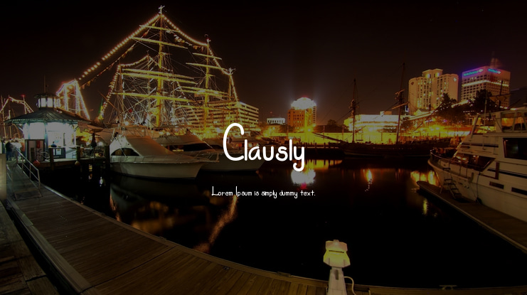 Clausly Font