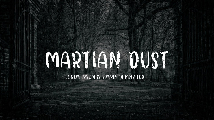 Martian Dust Font