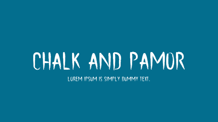 Chalk and Pamor Font