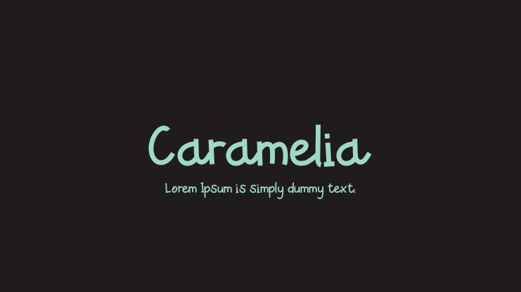 Caramelia Font