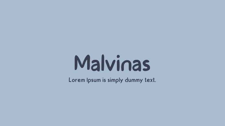 Malvinas Font
