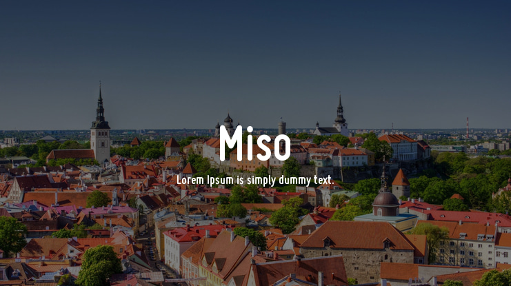 Miso Font Family