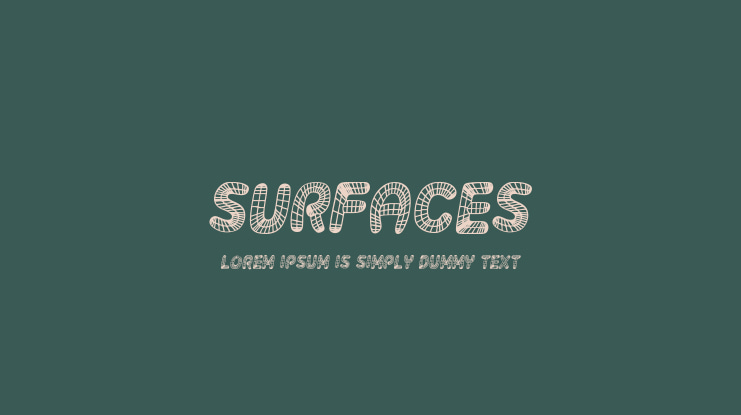 Surfaces Font Family