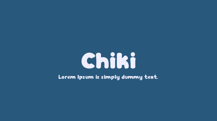 Chiki Font