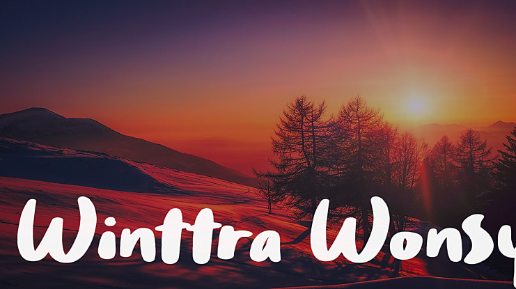 Winttra Wonsy Font