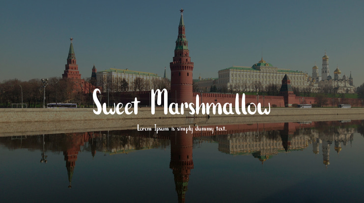 Sweet Marshmallow Font