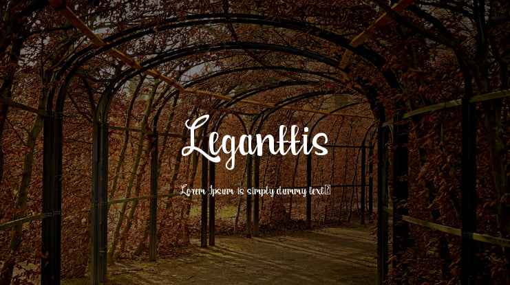 Leganttis Font