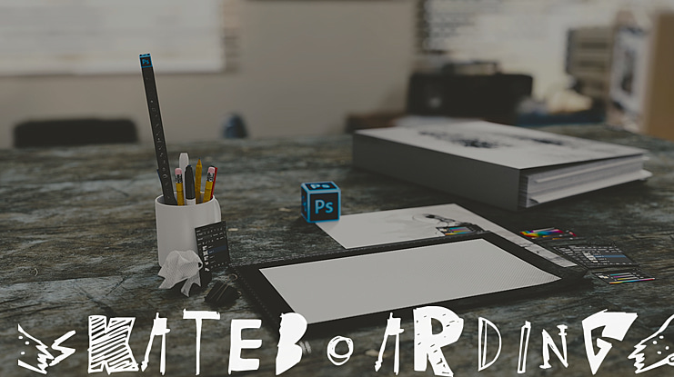 (skateboarding) Font