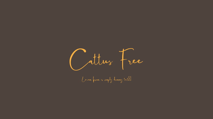Cattus Free Font