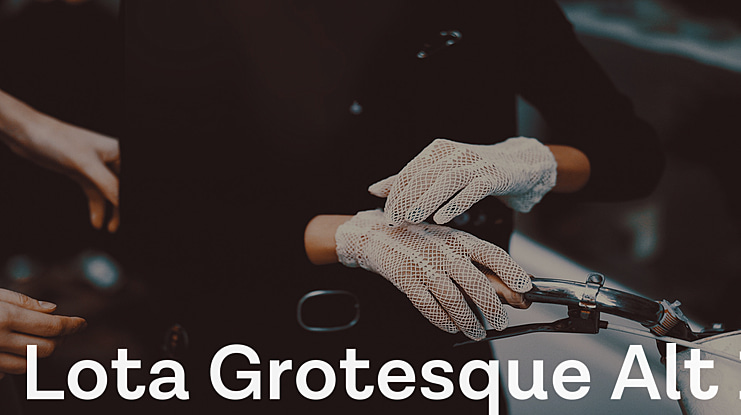 Lota Grotesque Alt 1 Font Family