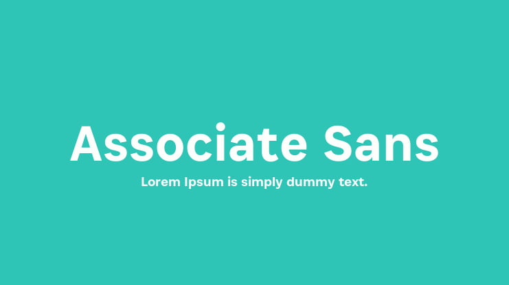 Associate Sans Font Family