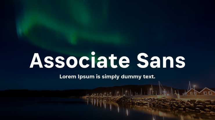 Associate Sans Font Family