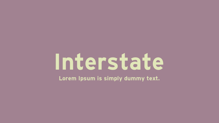 interstate font family zip interstate font family zip