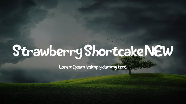 Strawberry Shortcake NEW Font