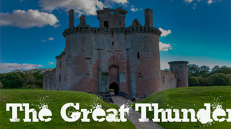 The Great Thunder Font
