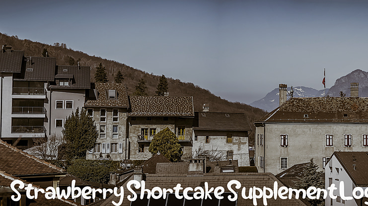 Strawberry Shortcake Supplement Logo Font