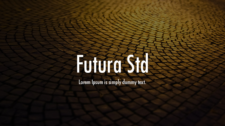 Futura Std Font Family