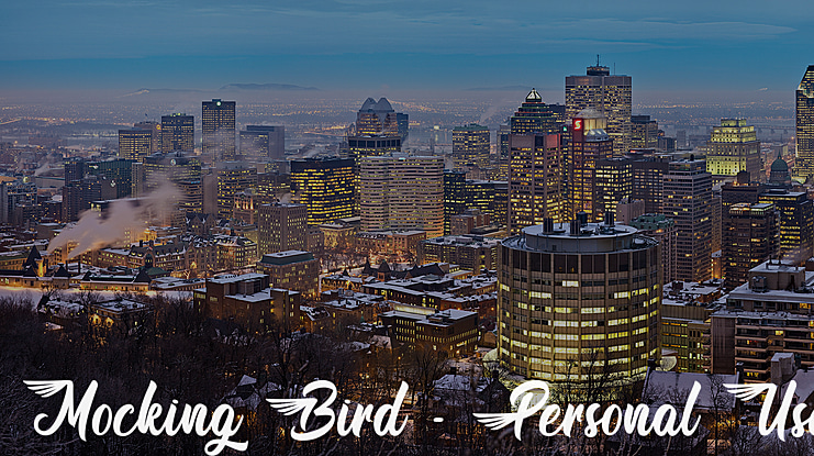 Mocking Bird - Personal Use Font