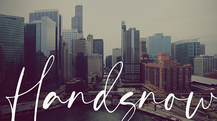 Handsnow Font