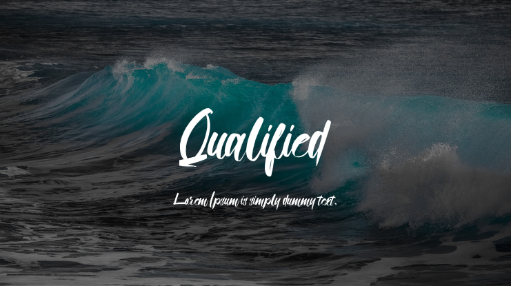 Qualified Font