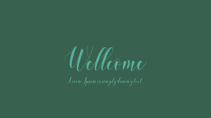 Wellcome Font