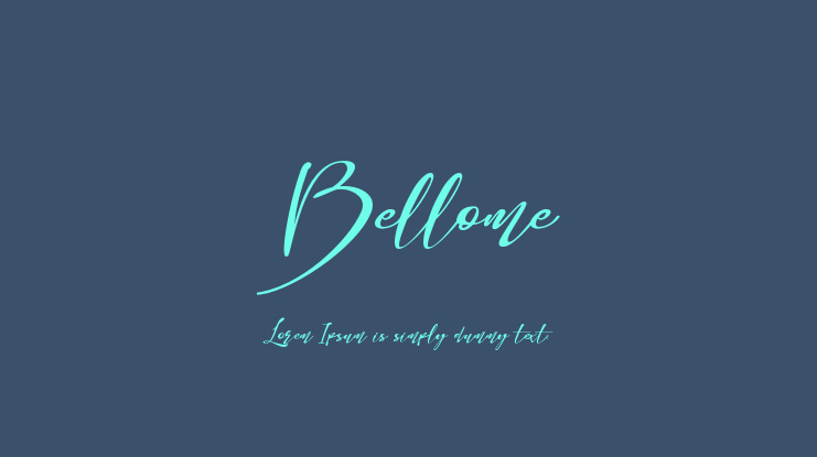 Bellome Font