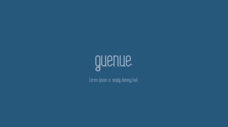 guenue Font