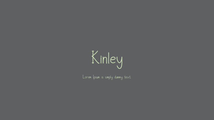 Kinley Font