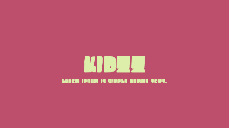 Kidzz Font