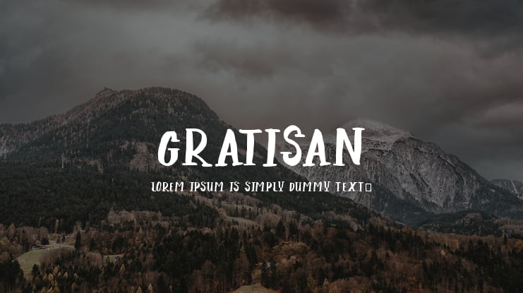 GRATISAN Font
