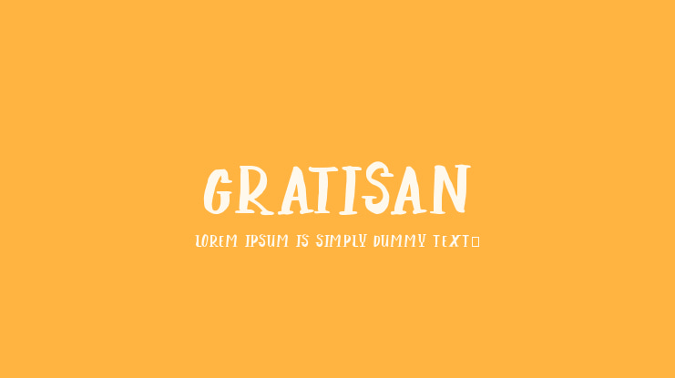 GRATISAN Font