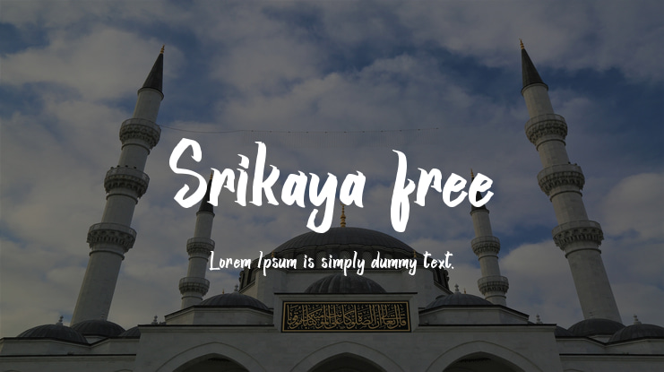 Srikaya free Font