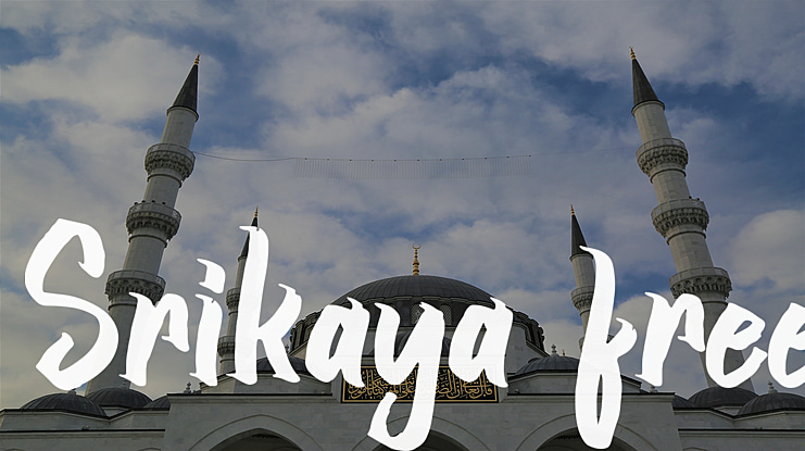Srikaya free Font