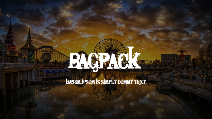 Bagpack Font