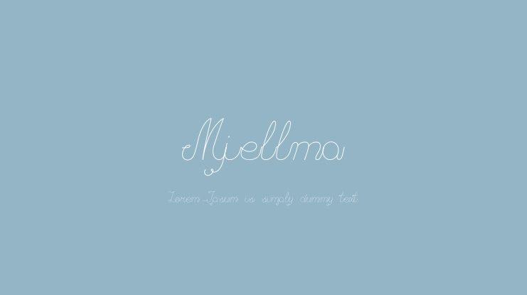 Mjellma Font
