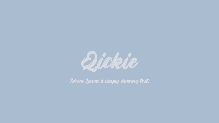 Qickie Font