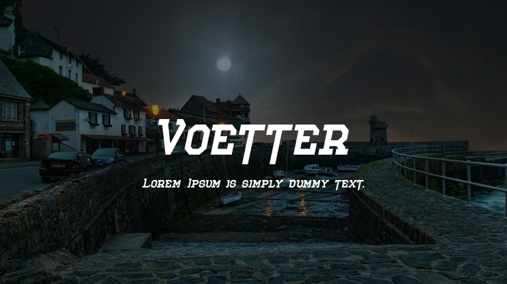 Voetter Font