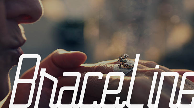 BraceLine Font