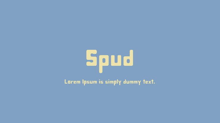 Spud Font