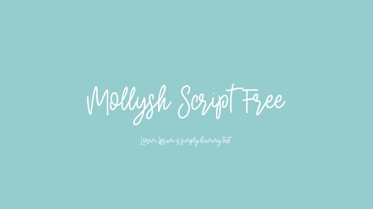 Mollysh Script Free Font