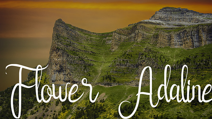 Flower Adaline Font