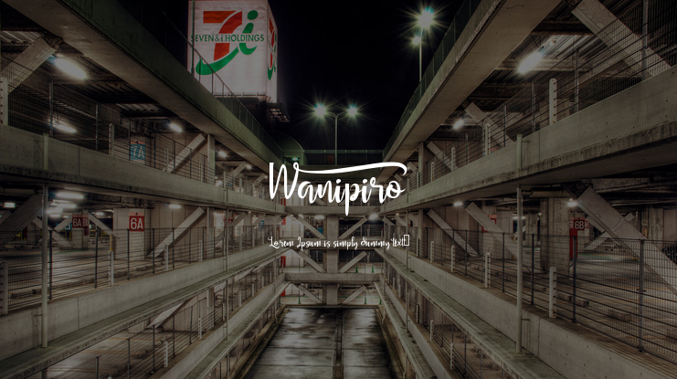 Wanipiro Font