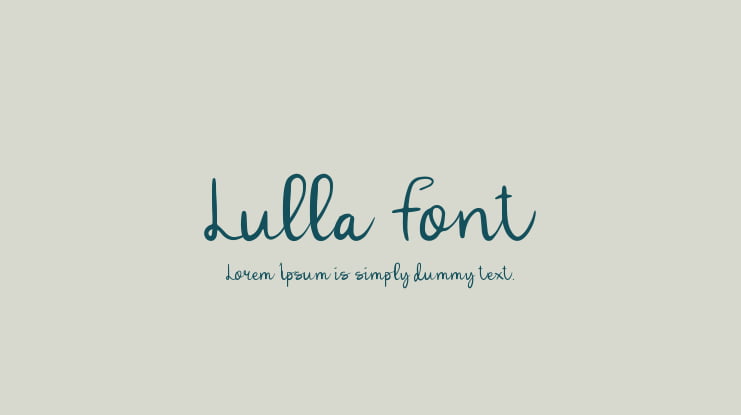 Lulla Font