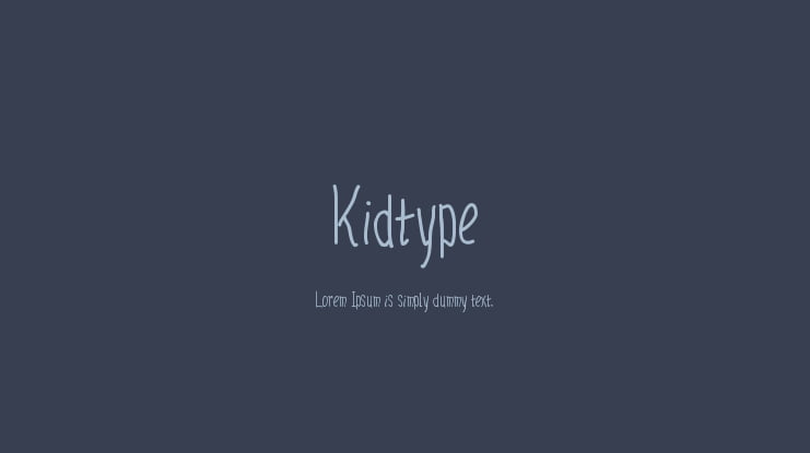 Kidtype Font